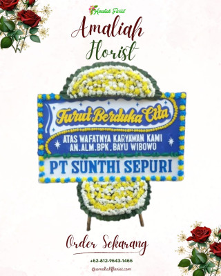 Papan Bunga Duka di Setia Budi