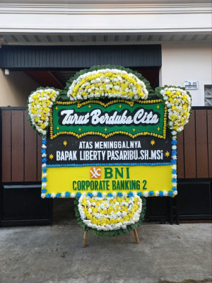 Papan Bunga Duka di Setia Budi