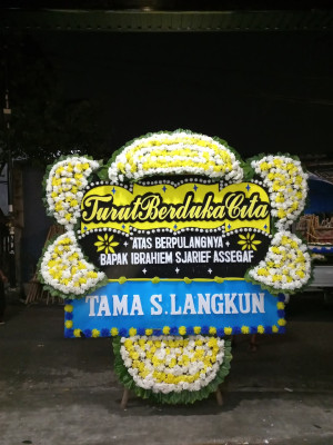 Papan Bunga Duka di Setia Budi